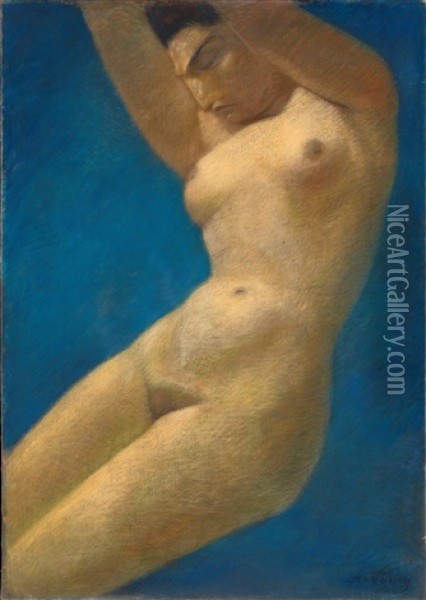 Nude Oil Painting - Seraphin Soudbinine