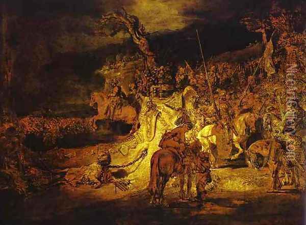 The Unity (Agreement) in the Country Oil Painting - Rembrandt Van Rijn