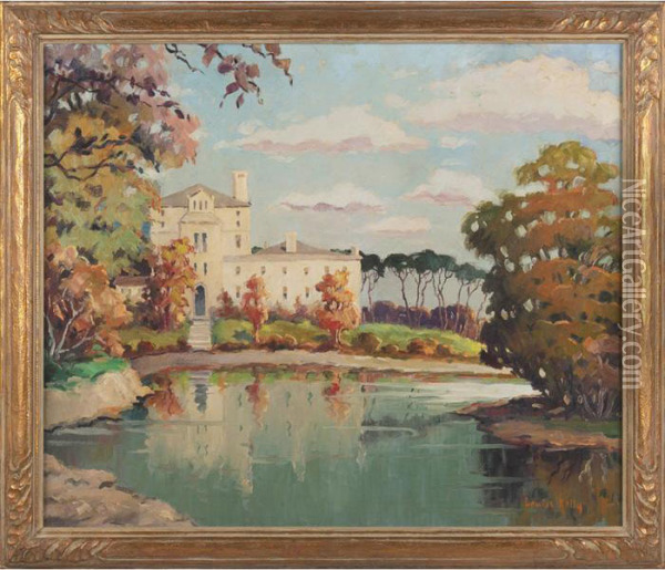 Lake Laverne Oil Painting - Louise Kelly