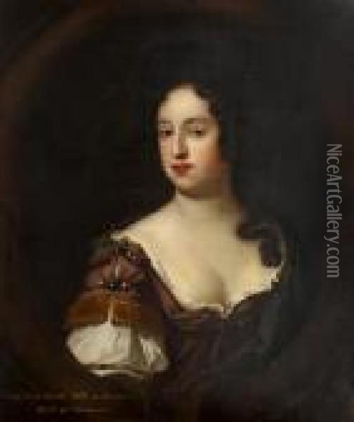 Portrait Of The Countess Of Carnarvon Oil Painting - Sir Peter Lely