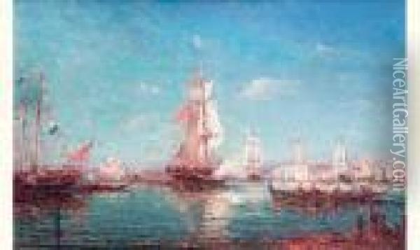 Vue De Venise Oil Painting - Henri Malfroy