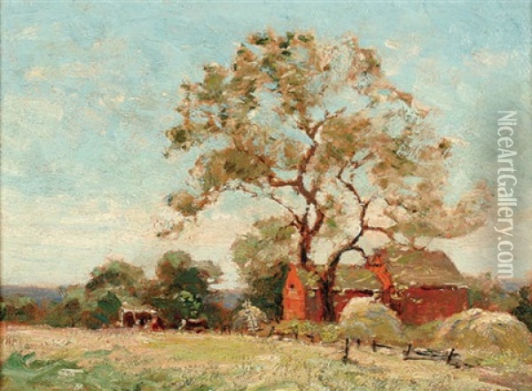 Fresh Hay Oil Painting - Frank Alfred Bicknell