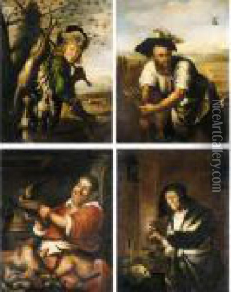 August Oil Painting - Joachim I Von Sandrart