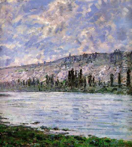 The Seine at Vetheuil (detail) 1880 Oil Painting - Claude Oscar Monet