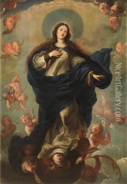 The Immaculate Conception Oil Painting - Juan Carreno De Miranda