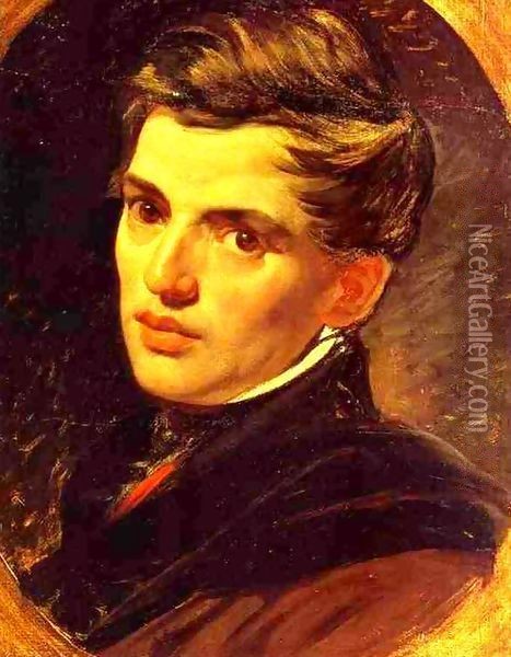 Portrait of Alexander Bruloff 1823 1827 Oil Painting - Julia Vajda