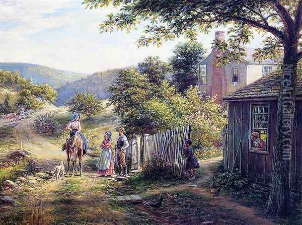 In East Tennessee Oil Painting - Edward Lamson Henry