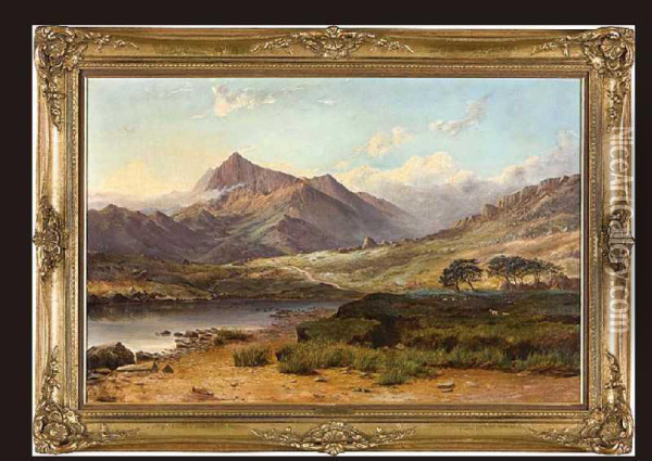 Highland Landscape Oil Painting - George F. Buchanan