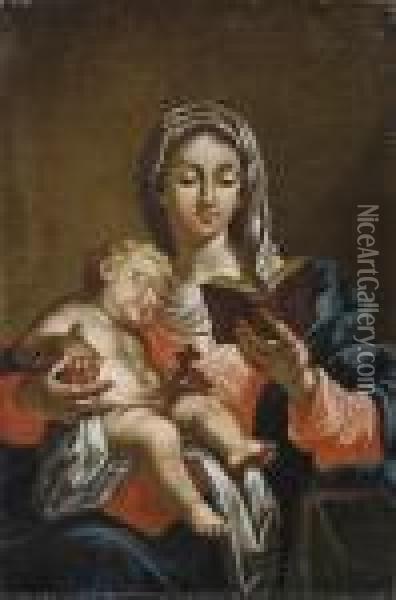 Madonna Z Dzieciatkiem Oil Painting - Carlo Cignani