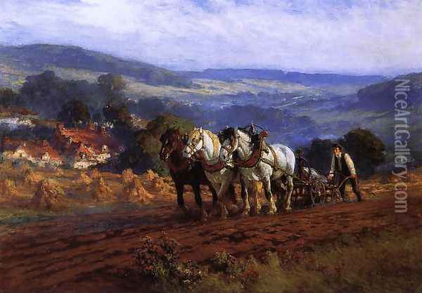 The Laborer Oil Painting - Frederick Arthur Bridgman