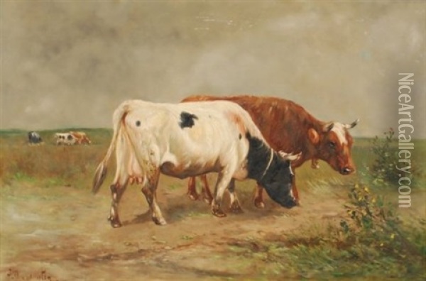 Vaches Au Paturage Oil Painting - Paul Schouten
