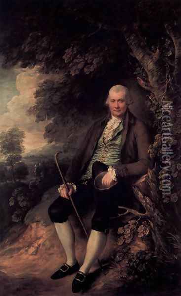 Squire John Wilkinson Oil Painting - Thomas Gainsborough