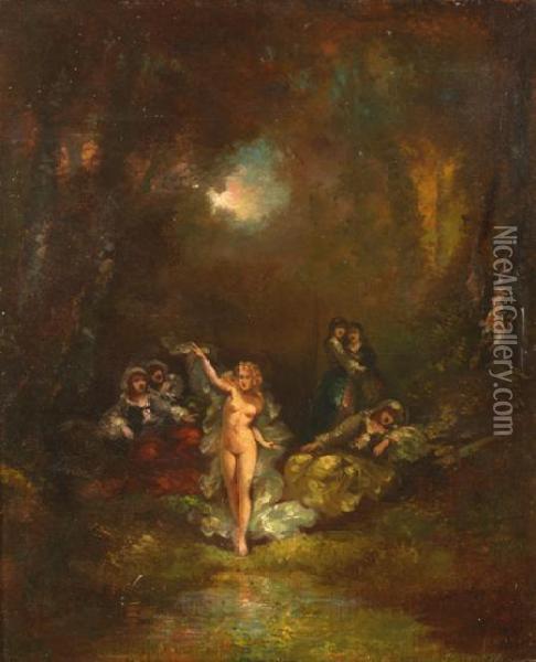 Jeune Danseuse Du Harem Oil Painting - Frederic Borgella