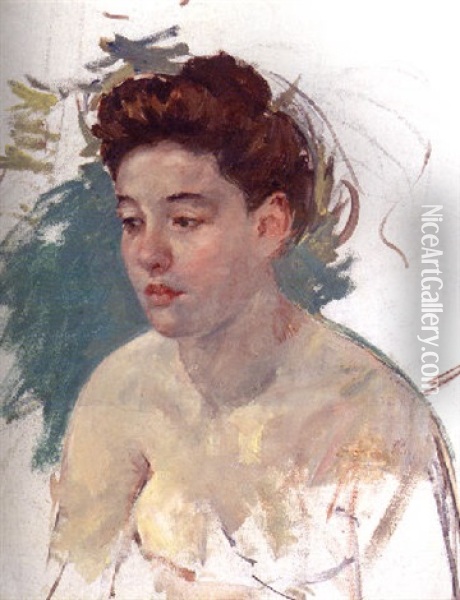 Antoinette (no.1) Oil Painting - Mary Cassatt