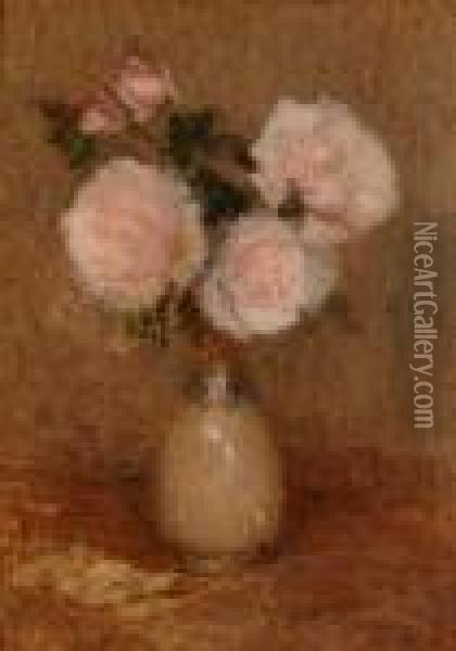 Roses De Gerberoy Oil Painting - Henri Eugene Augustin Le Sidaner
