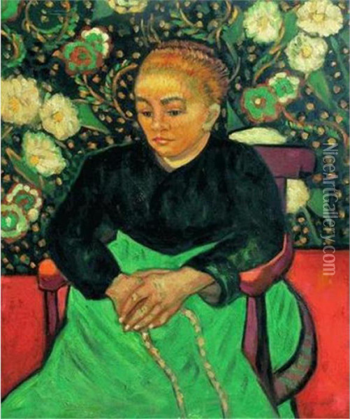 Augustine Roulin Oil Painting - Vincent Van Gogh
