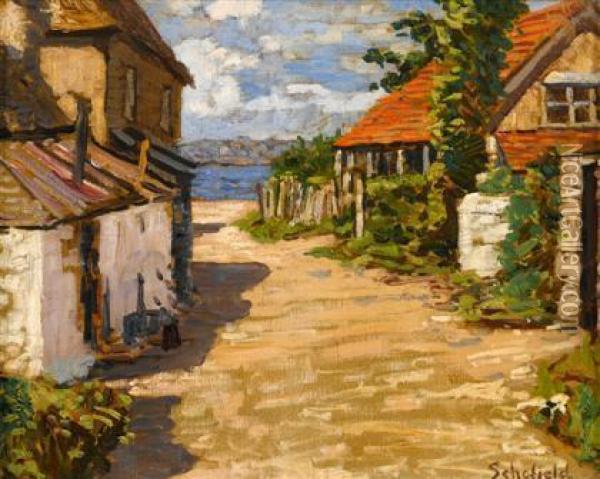 The Path To The Sea Oil Painting - Walter Elmer Schofield