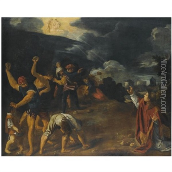The Stoning Of Saint Stephen Oil Painting - Pedro Orrente