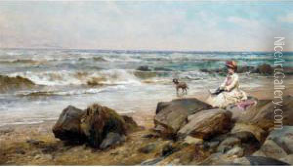 Faraway Thoughts Oil Painting - Alfred I Glendening