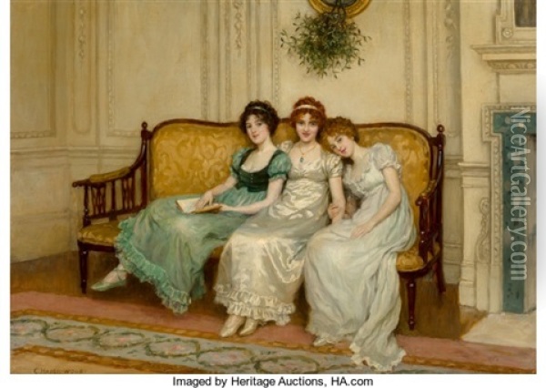 Temptresses Oil Painting - Charles Haigh-Wood