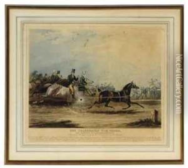 The Celebrated Tom Thumb; And Three Companion Prints By Otherhands Oil Painting - Henry Pyall