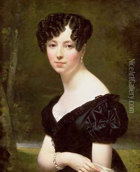 Portrait of Baroness Pontalba Oil Painting - Amelie Legrand de St. Aubin