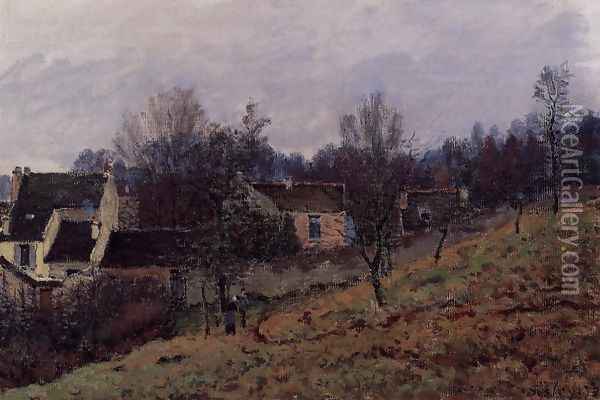 Autumn at Louveciennes, 1873 Oil Painting - Alfred Sisley