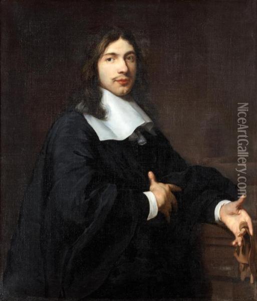 Portrait Of A Man Oil Painting - Bartholomeus Van Der Helst