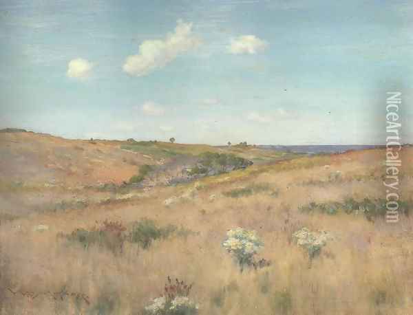 Shinnecock Hills Long Island 1900 Oil Painting - William Merritt Chase