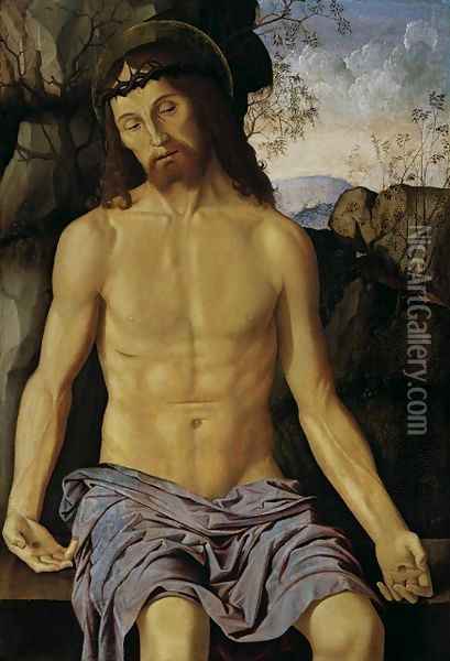 Christ as the Man of Sorrows Oil Painting - Marco Palmezzano