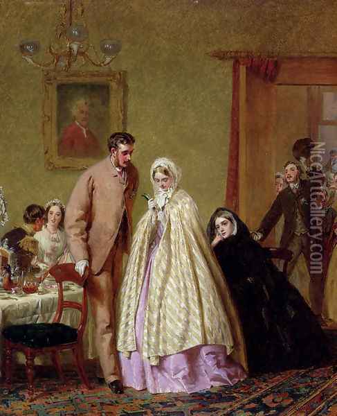 The Wedding Breakfast Oil Painting - George Elgar Hicks