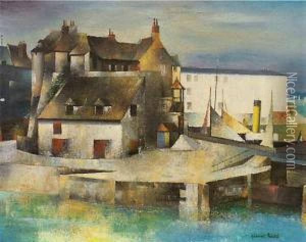 Le Port Oil Painting - Pierre Hode