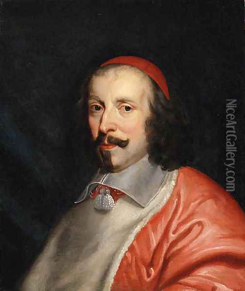 Portrait of Cardinal Richlieu Oil Painting - Philippe de Champaigne