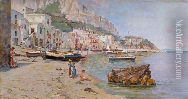 Capri. Oil Painting - Antonino Leto