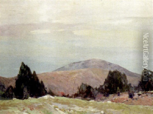 Mount Lovewell Oil Painting - Chauncey Foster Ryder