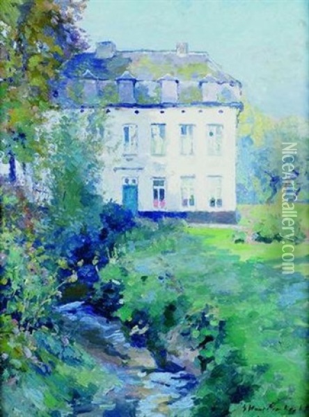 Ruisseau Pres De La Maison Oil Painting - Gaston Haustrate