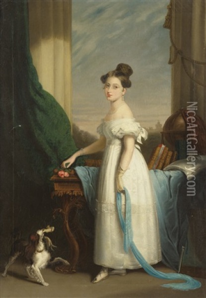 Portrait De Victoria De Kent, Future Reine D