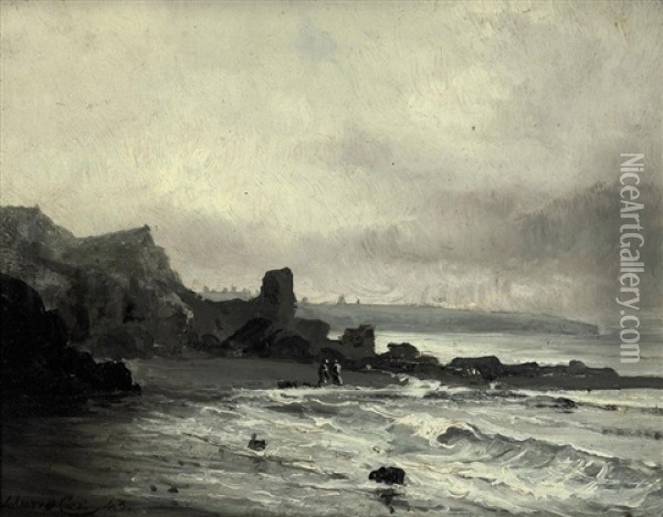 Coastal Landscape Oil Painting - David Cox the Elder