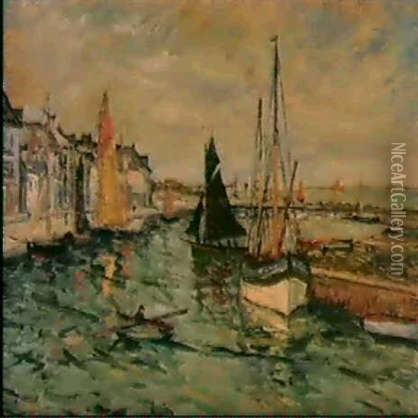 Le Port Du Croisic Oil Painting - Maxime Maufra