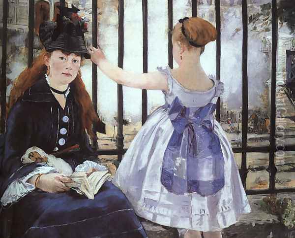 La Gare Oil Painting - Edouard Manet