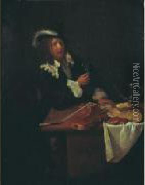 Portrait Oil Painting - Quiringh Gerritsz. van Brekelenkam