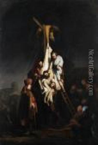 Kreuzabnahme Oil Painting - Rembrandt Van Rijn