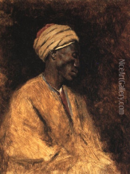 Portraits D'hommes Oil Painting - Ludwig Deutsch