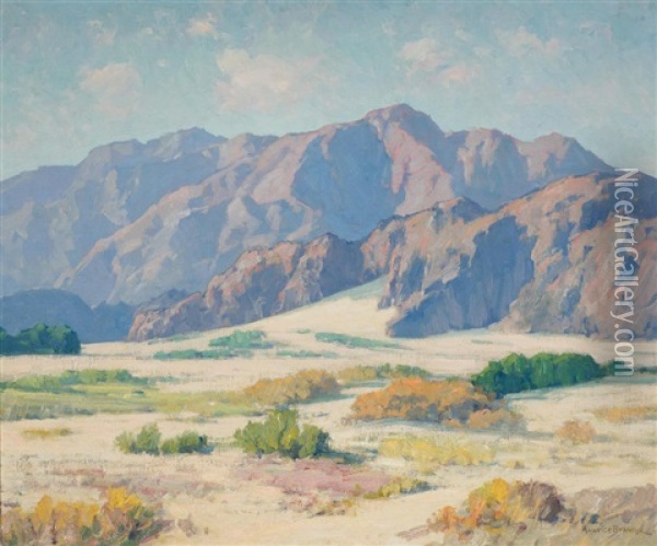 Desert Near Indio, California Oil Painting - Maurice Braun