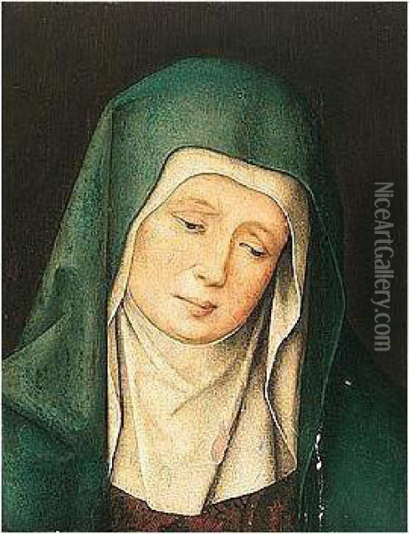 The Virgin Weeping Oil Painting - Jan Baegert