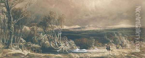 The Snow Drift Oil Painting - Peter de Wint