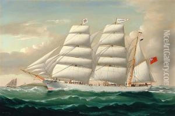 The British Bark Estrella Oil Painting - William Howard Yorke