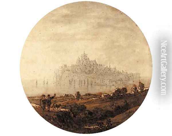 Mont Saint Michel, France Oil Painting - Samuel Hieronymous Grimm