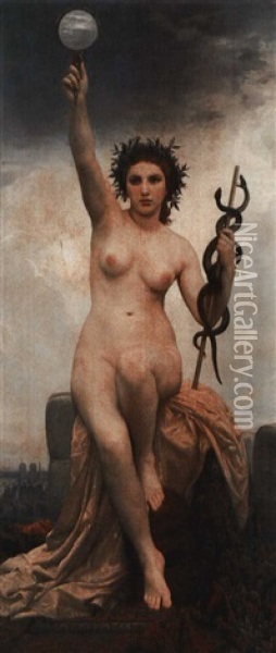 La Loyaute (honesty) Oil Painting - William-Adolphe Bouguereau