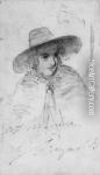 Mrs.meyrick Oil Painting - Sir Joshua Reynolds
